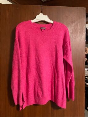 Vince Camuto Bright Pink Crewneck Sweater